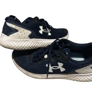 Under Armour Blue and White Athletic Shoes
